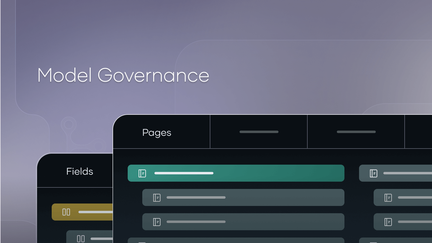 Model Governance and Pages