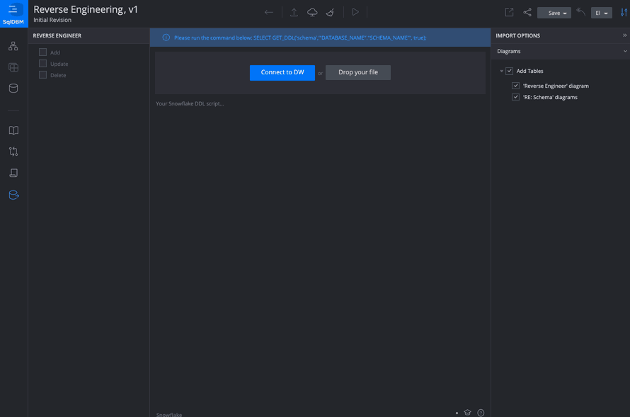 Generate an ERD of your existing database