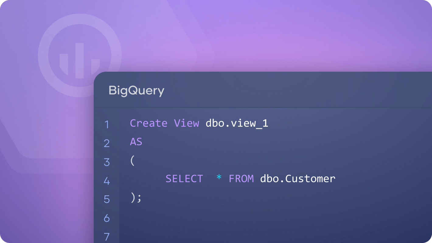 Views for Google BigQuery