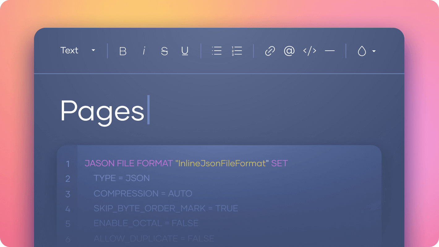 Model Governance Pages