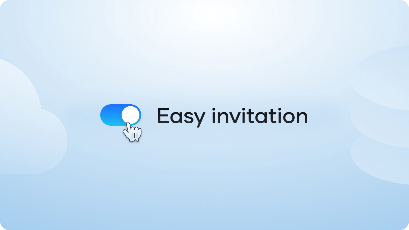 Easy invite mode for projects