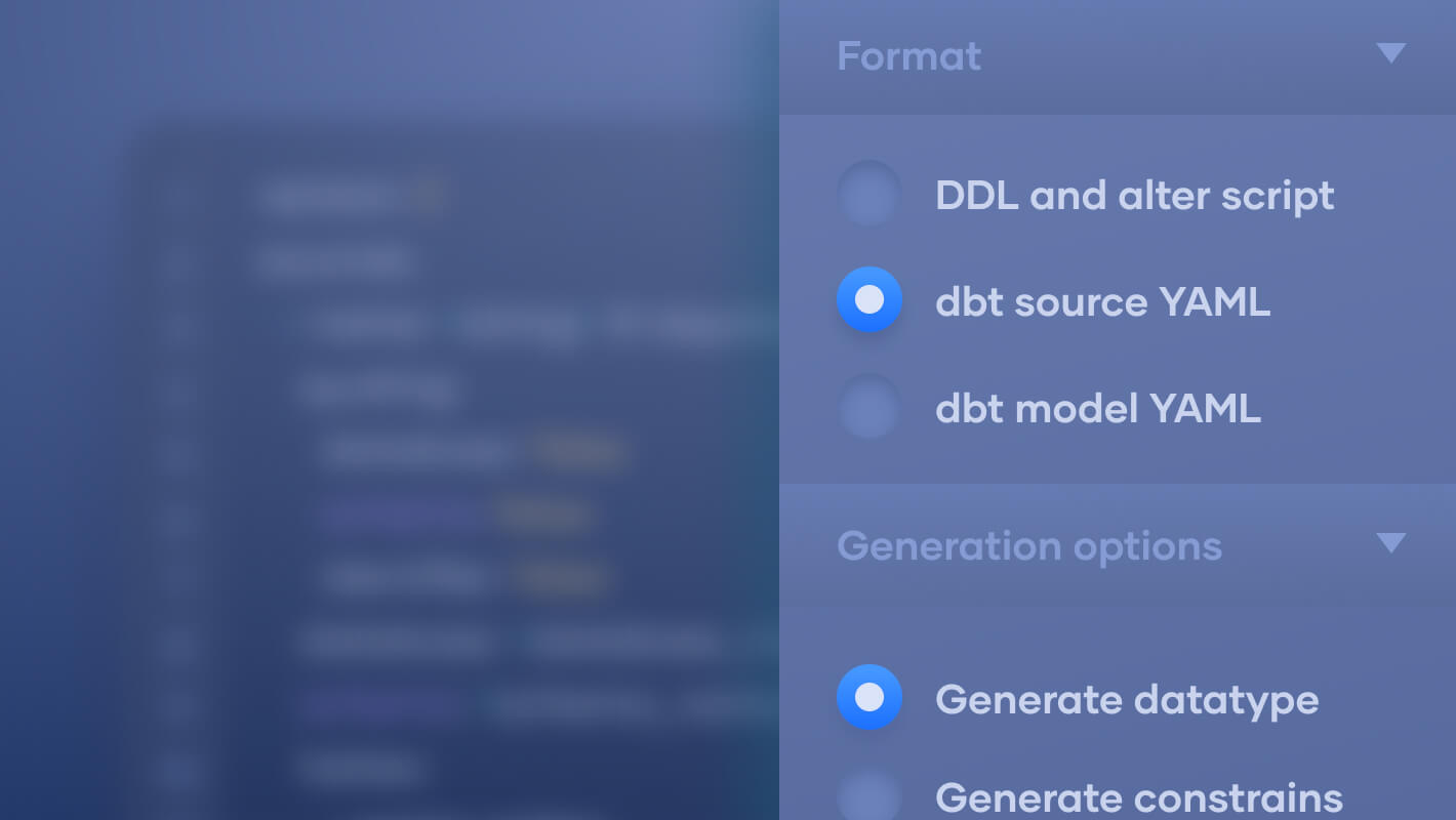 Data types and constraints in dbt YAML