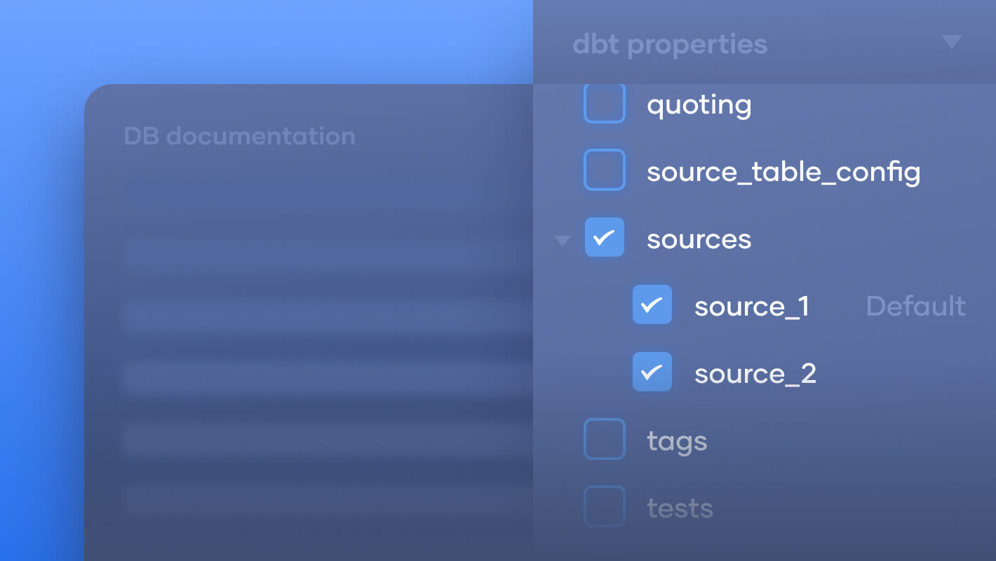 dbt sources