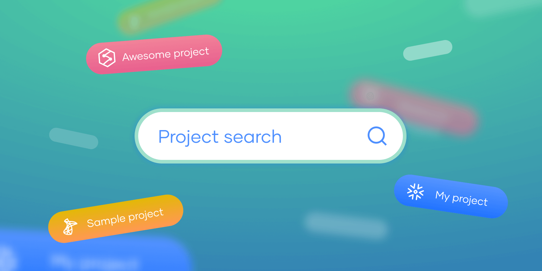 Dashboard project search